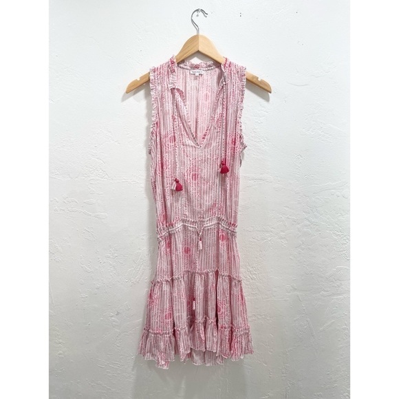 Poupette St Barth Clara Smocked Floral Mini Dress